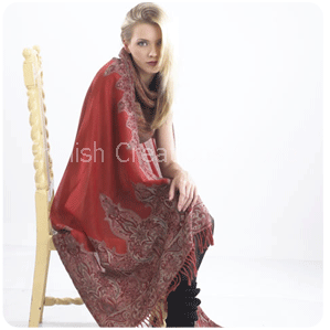 Wolle Paisley Stoles