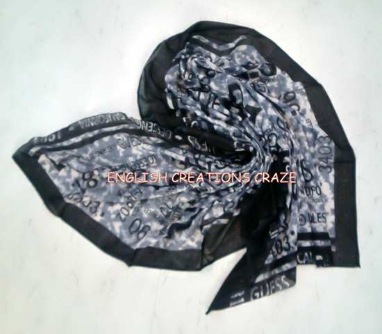 Cotton printed scarves