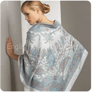 Paisely Print Shawl